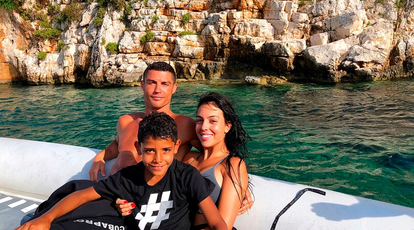 Cristiano Ronaldo, le coccole di Georgina prima della Juventus