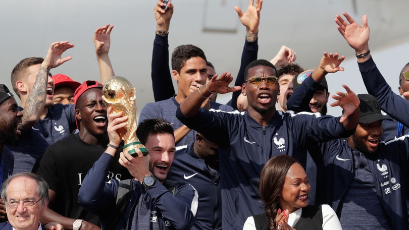 Francia, l'accoglienza a Parigi per la vittoria del Mondiale