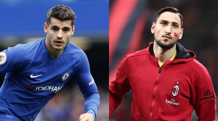 Morata-Donnarumma: idea scambio Chelsea-Milan