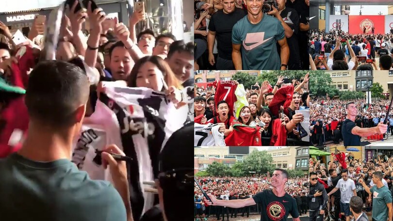 Juventus, Ronaldo follie in Cina