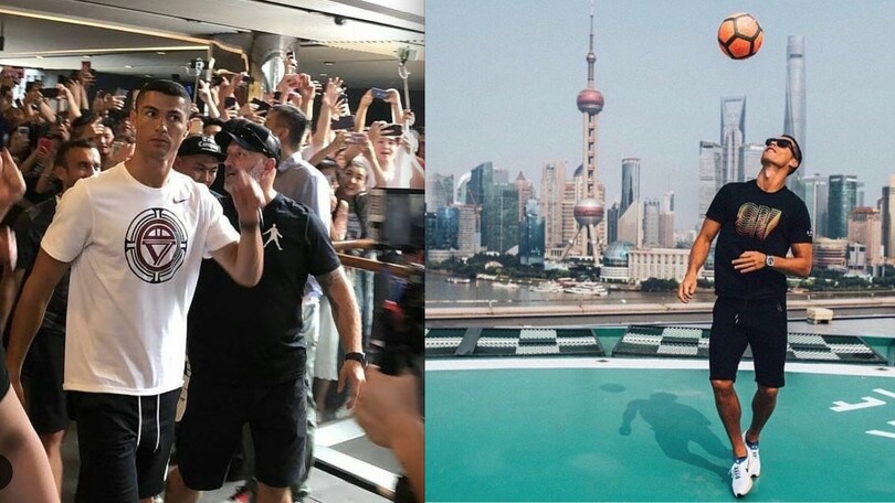 Juventus,  spettacolo Ronaldo in Cina