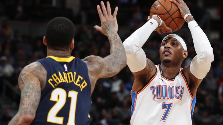 NBA, Carmelo Anthony agli Hawks. Schroder ad OKC
