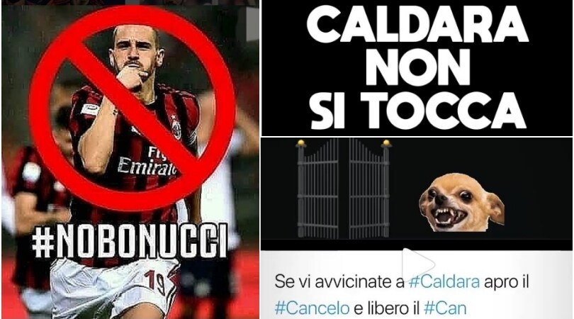 #Caldaranonsitocca e #NoBonucci: la rivolta social dei tifosi della Juventus
