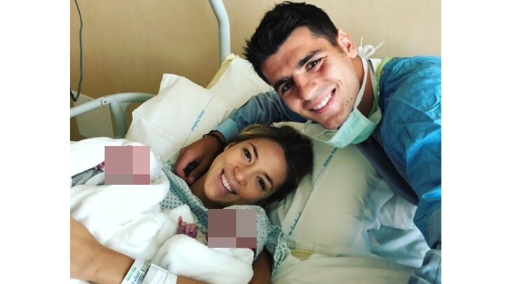 Morata diventa papà, sono nati Alessandro e Leonardo