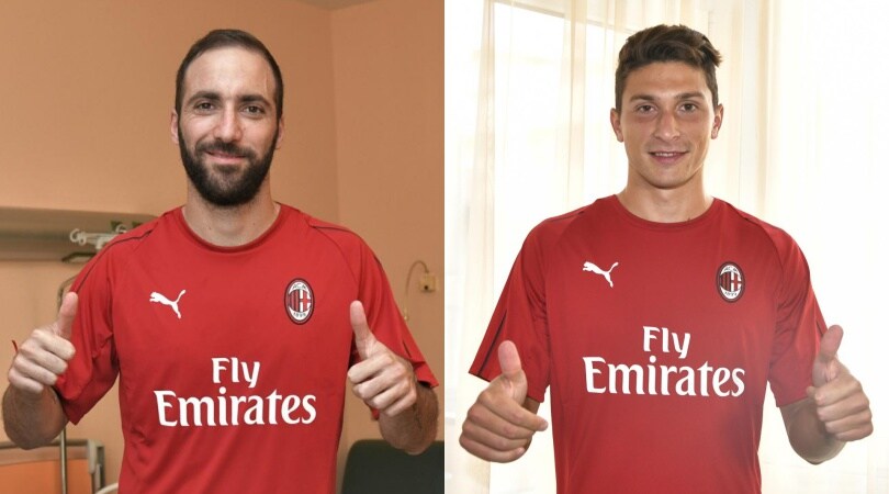 Milan, ora c'è anche l'ufficialità: Higuain e Caldara sono rossoneri