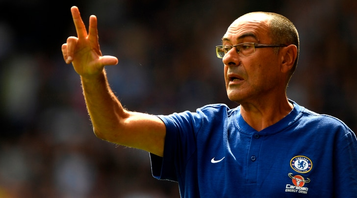 Chelsea, Sarri: «De Laurentiis mi nomina spesso? Vuol dire che gli manco»