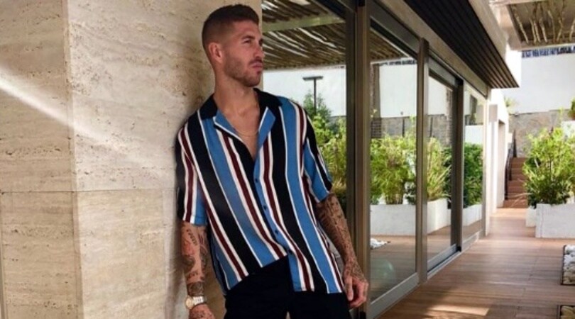 Sergio Ramos, camicia blucerchiata. E la Sampdoria: «Mercato chiuso, sicuri?»