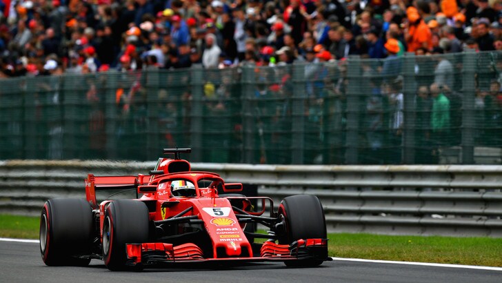 F1 Belgio, Vettel davanti a Hamilton