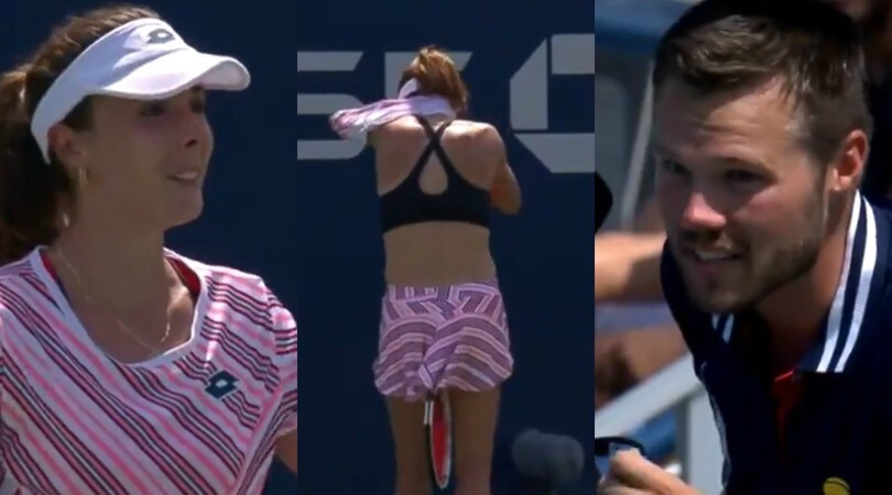 Us Open, lo «spogliarello» della Cornet fa cambiare le regole del torneo