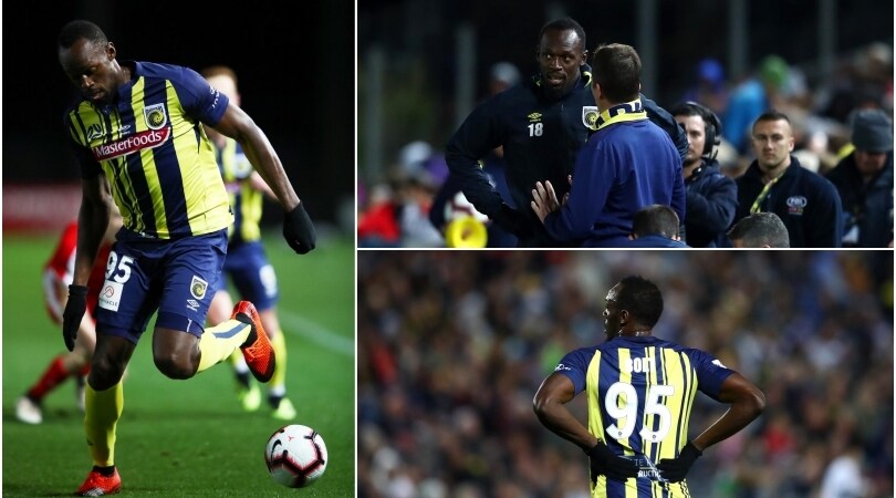 Bolt fa il suo esordio nel calcio: 20' e nessun gol, tifosi in delirio