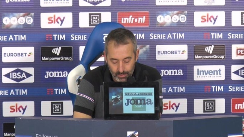 Giampaolo: "Con il Napoli non vinci se non fai una grande partita"