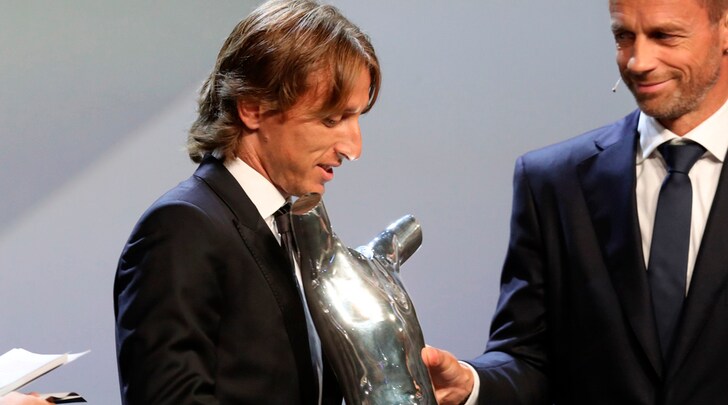 Modric: «Ronaldo? Mi ha fatto i complimenti per il premio Uefa»