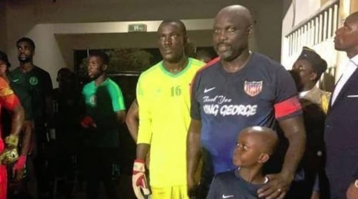 Weah torna in campo a 51 anni nel test con la Nigeria