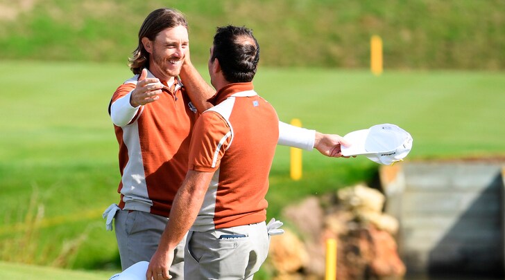 Golf, Ryder Cup: Molinari da record, tris su Wood. Europa prende il largo