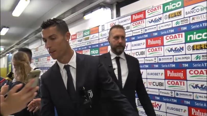 La Juve prende le difese di CR7