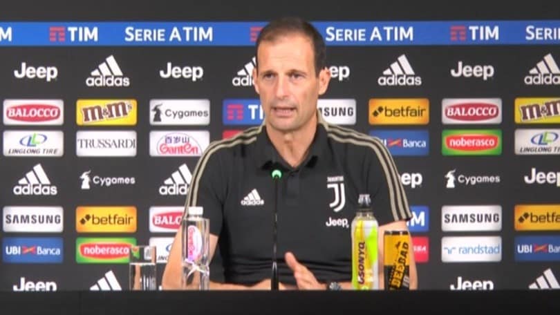 Allegri: "Ronaldo? Grande professionista"