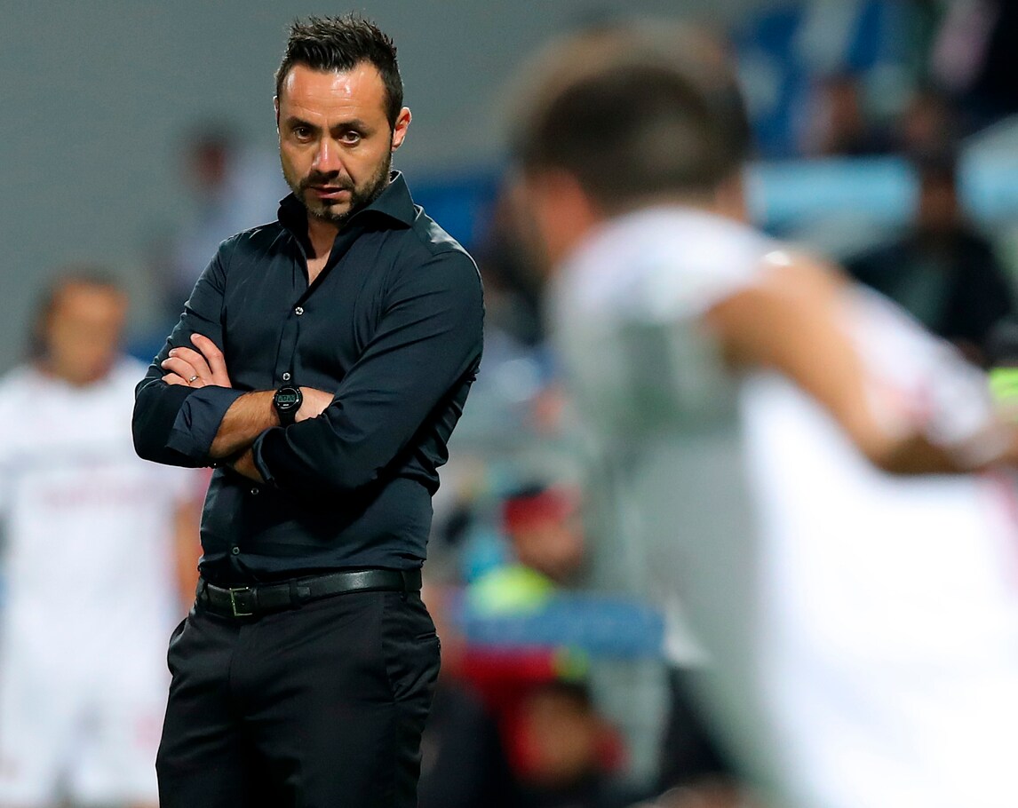 Serie A Sassuolo, De Zerbi: «Abbiamo l'ambizione di provare a fare punti»