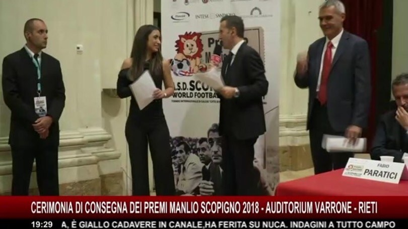 Juventus, a Fabio Paratici il Premio Manlio Scopigno 2018