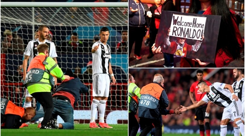 CR7 torna a Manchester: grande accoglienza e un'invasione di campo