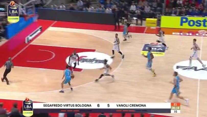 Segafredo Virtus Bologna-Vanoli Cremona 66-84