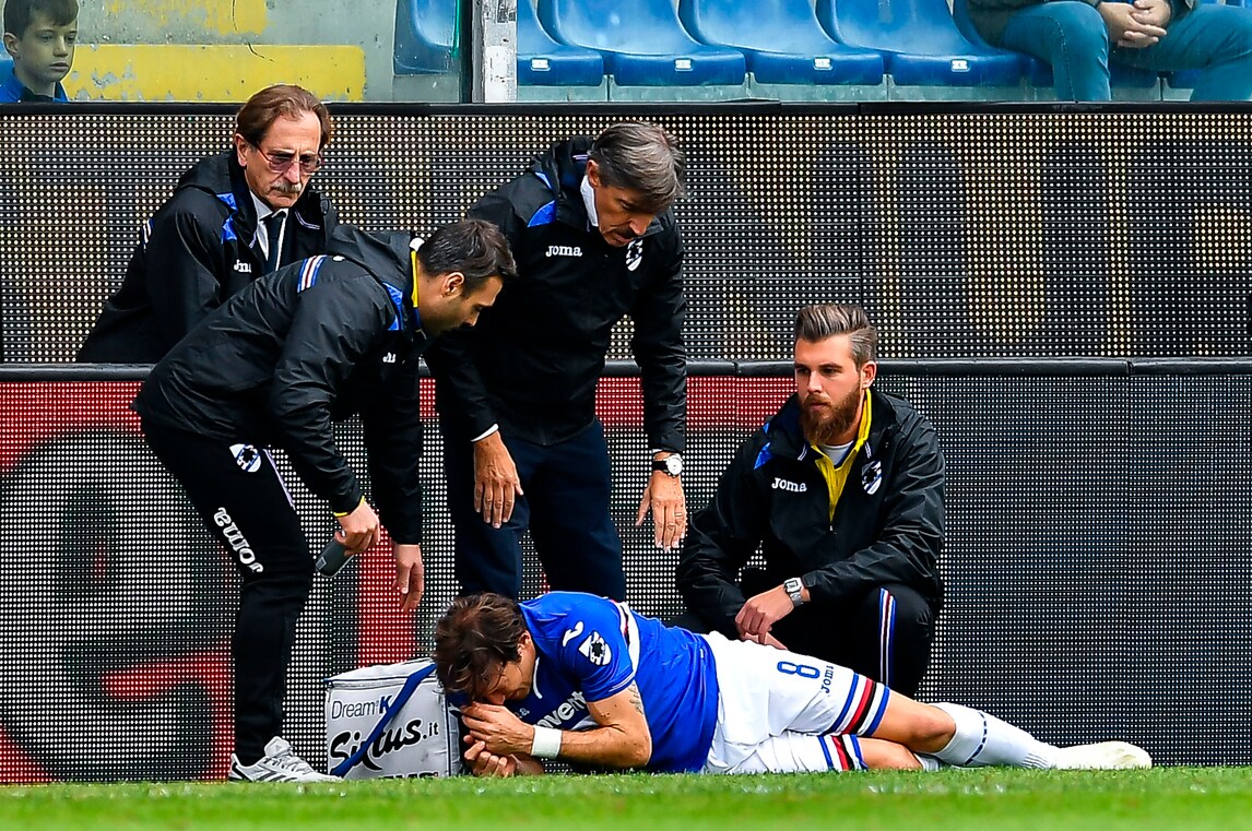 Serie A Sampdoria, lesione al flessore per Barreto