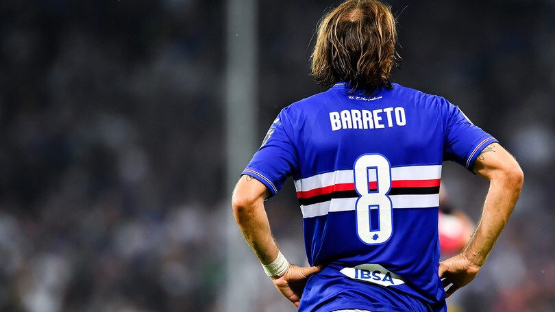 Serie A Sampdoria, Per Barreto terapie e lavoro individuale