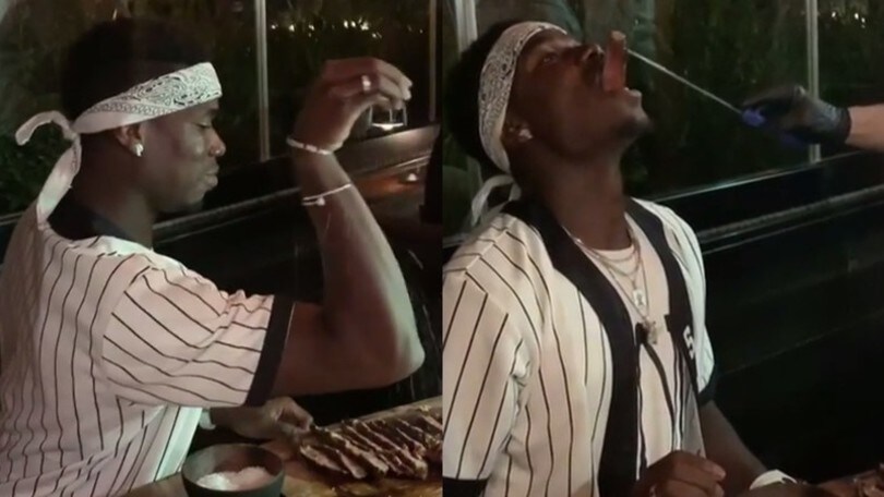 Pogba alla prova del...sale: eccolo dallo chef più famoso dei social