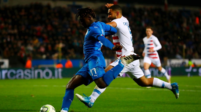 L'Italia batte gli Usa con Politano. Debutta Kean