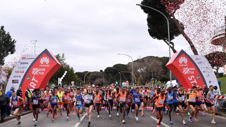 Huawei RomaOstia Half Marathon veste Brooks