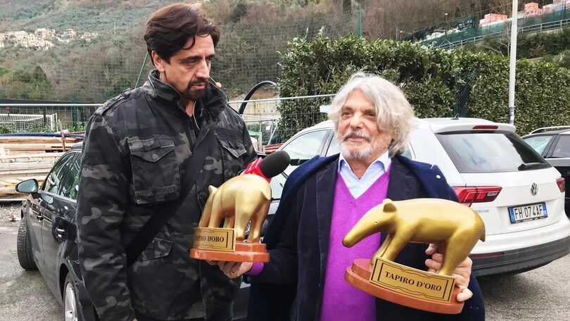 Serie A Sampdoria, Tapiro d'oro a Ferrero dopo il sequestro di beni