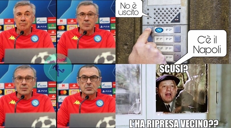 Napoli e Inter fuori dalla Champions: il web non perdona