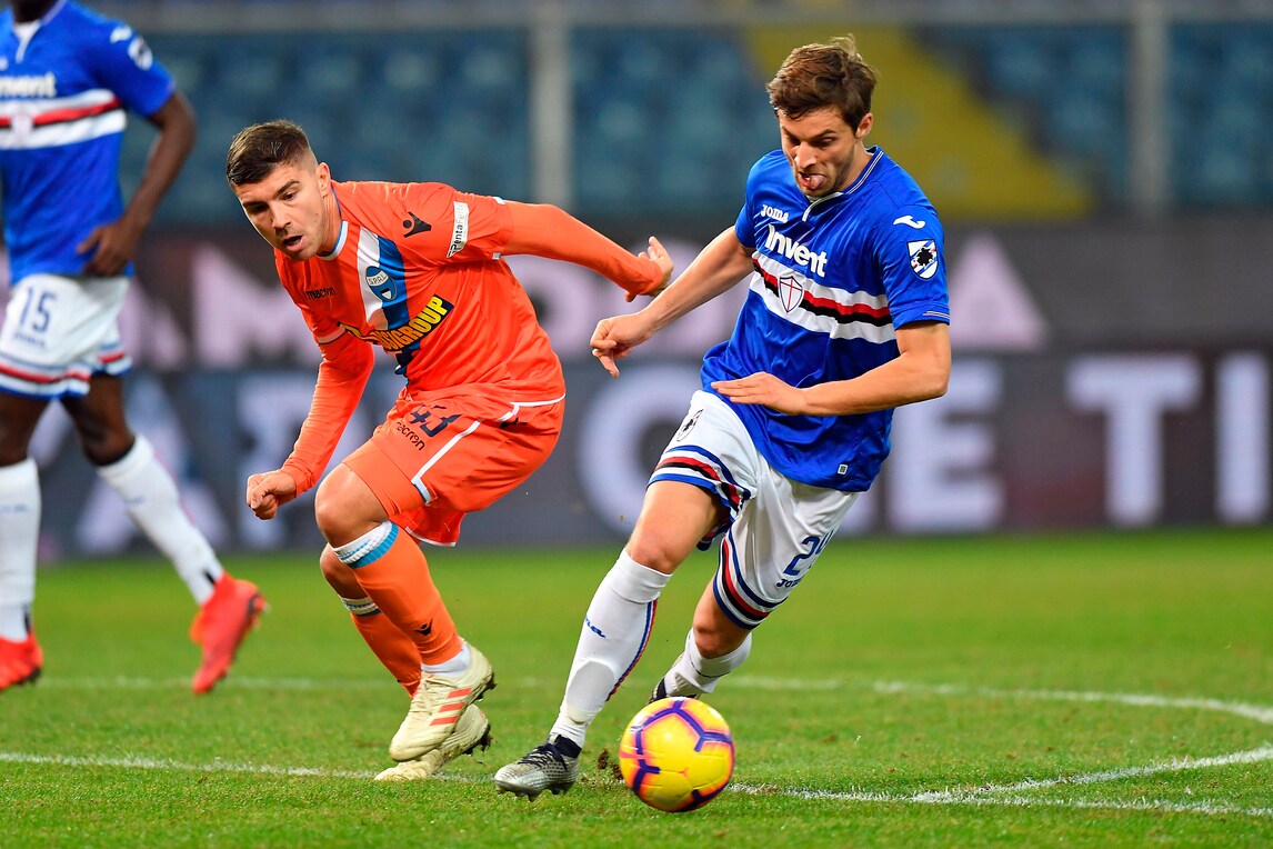 Serie A Sampdoria, per Bereszynski allenamento individuale