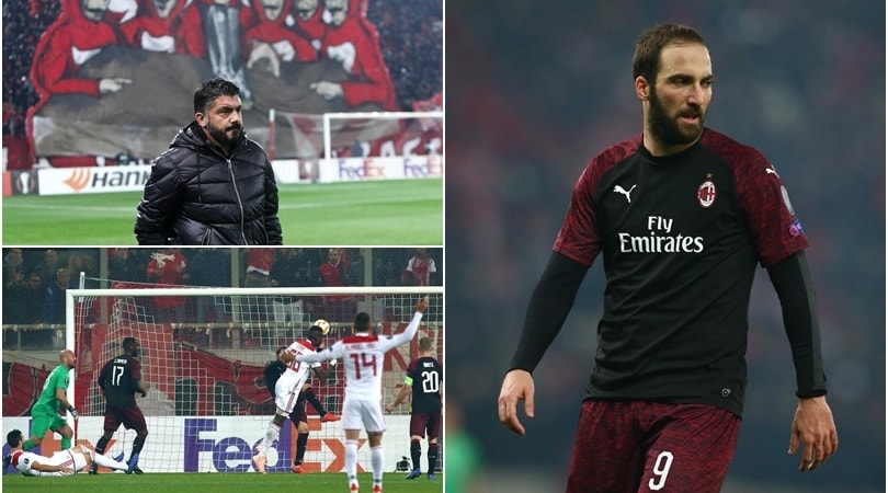 Milan fuori dall'Europa League: avanti l'Olympiakos