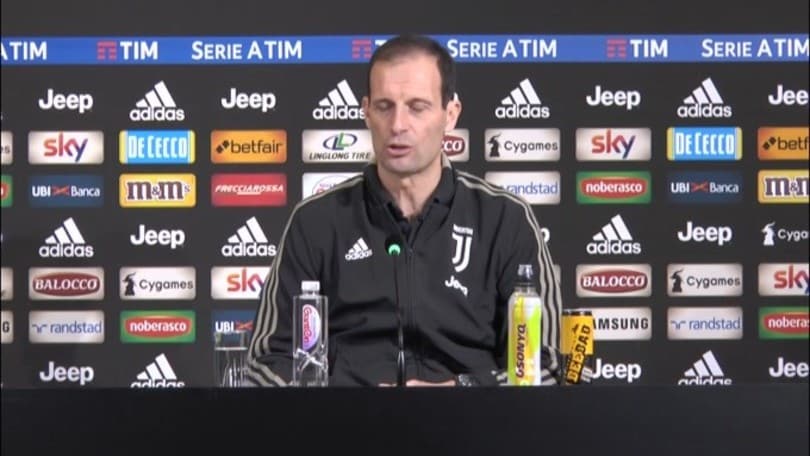 Allegri: &quot;Non possiamo sottovalutare la Roma&quot;