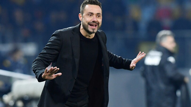 Serie A Sassuolo, De Zerbi: «Torino? Non sono d'accordo con chi si lamenta degli arbitri»
