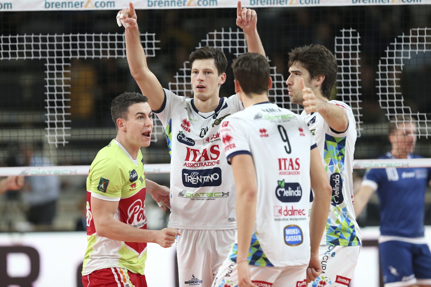 Volley: Superlega, Perugia e Trento in volata nell'ultima di andata