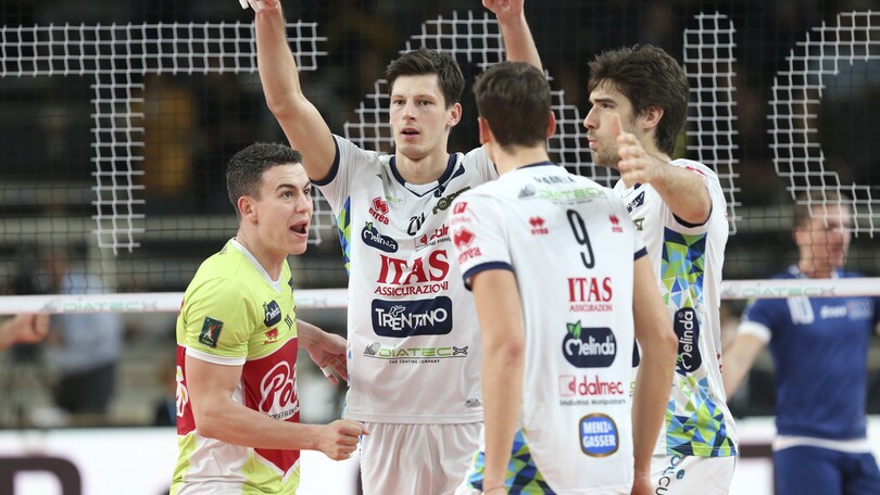 Volley: Superlega, Perugia e Trento in volata nell'ultima di andata