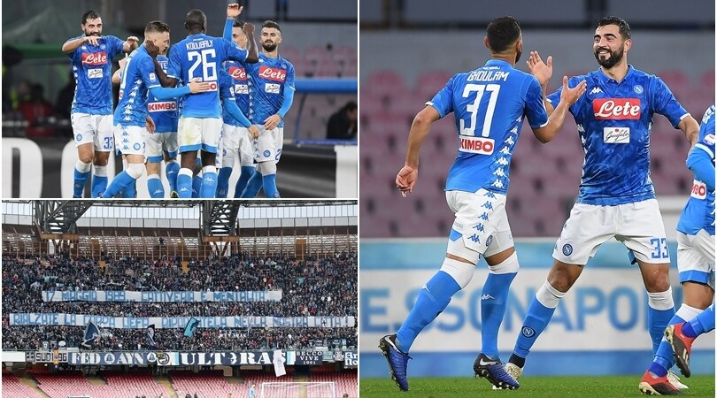 Albiol dà la vittoria al Napoli: 1-0 alla Spal