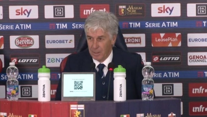 Gasperini: "Abbiamo preso gol nel nostro momento migliore"