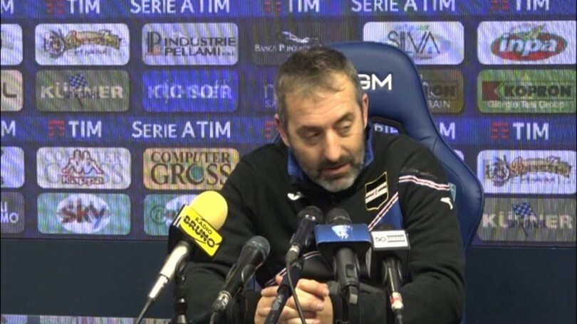 Giampaolo: "Vinciamo, giochiamo bene e poi si vedrà"