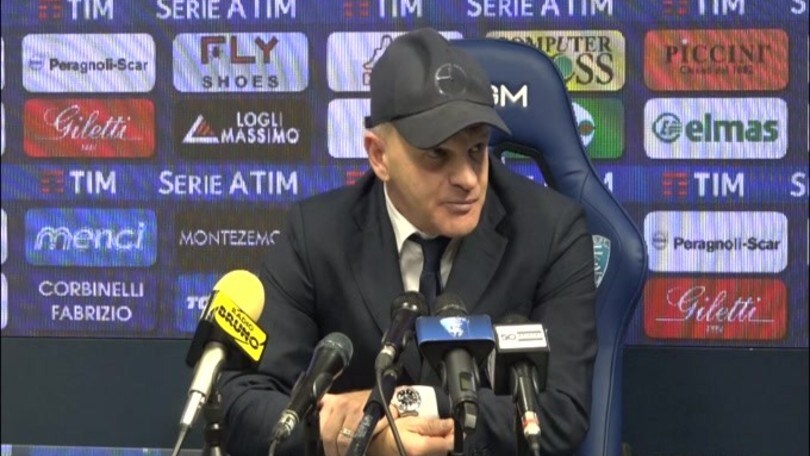 Iachini: "Capita di sbagliare, ma in Serie A vieni punito"