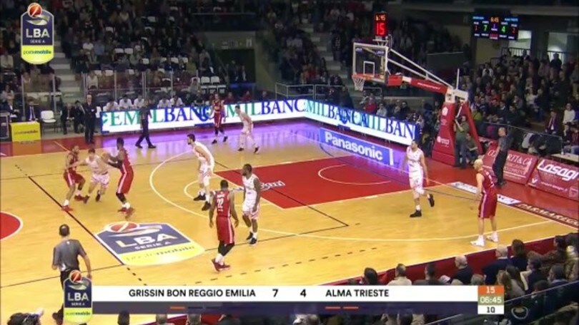 Grissin Bon Reggio Emilia-Alma Trieste 71-84
