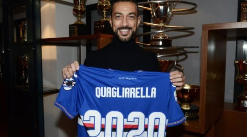 Ufficiale: Quagliarella rinnova con la Sampdoria fino al 2020