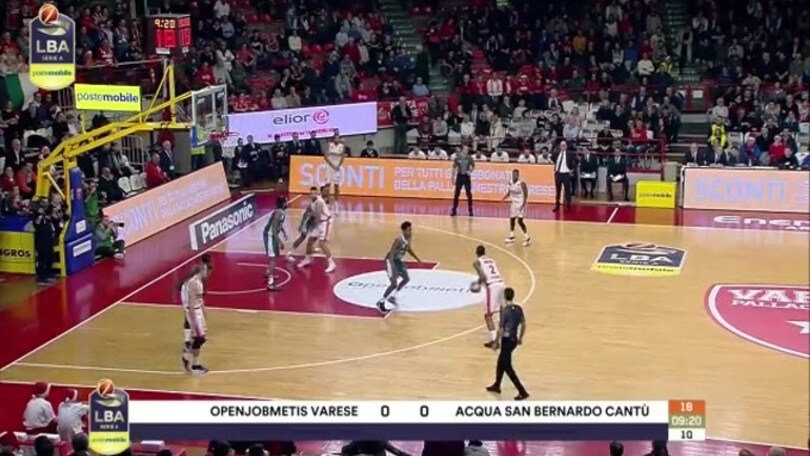 Openjobmetis Varese-Acqua S.Bernardo Cantù 89-71