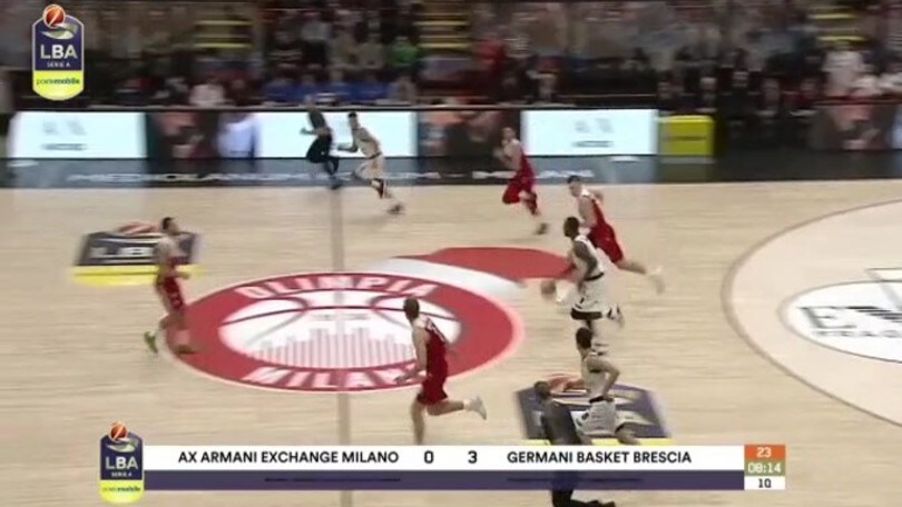 AX Armani Exchange Milano-Germani Basket Brescia 87-75