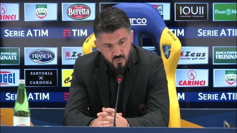 Gattuso: "Regalati 45 minuti al Frosinone"