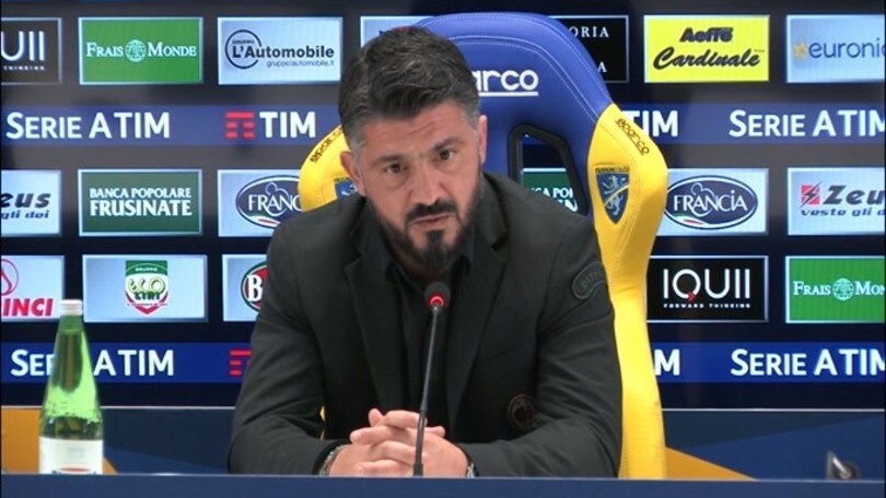 Gattuso: "Sono il primo responsabile di questo momento"