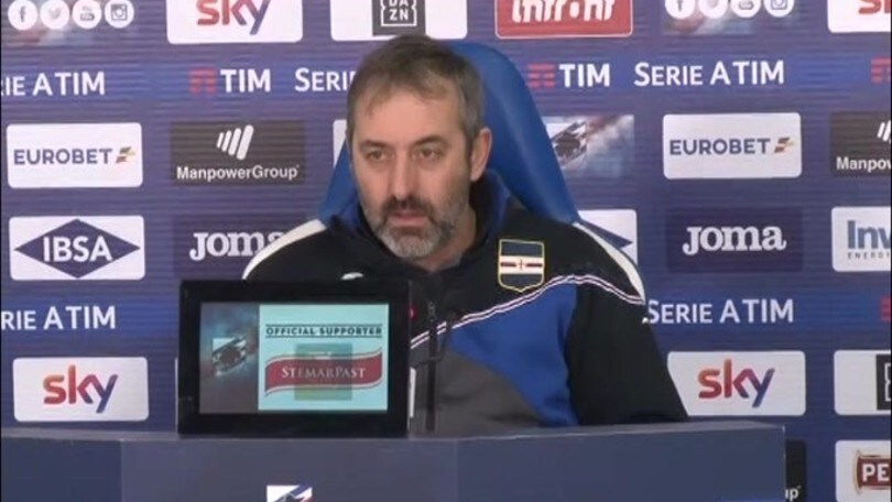 Giampaolo contro il campo: "Sembrava che la palla avesse il coniglio"