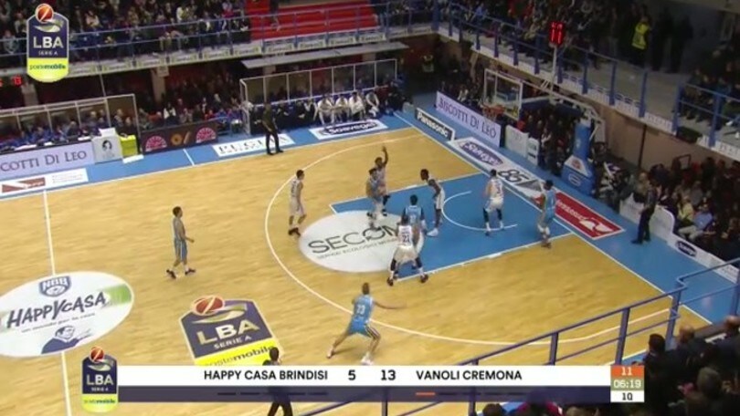 Happy Casa Brindisi-Vanoli Cremona 80-86
