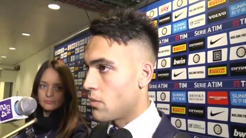 Lautaro Martinez: "Il gol? Lo dedico alla famiglia e ai tifosi"